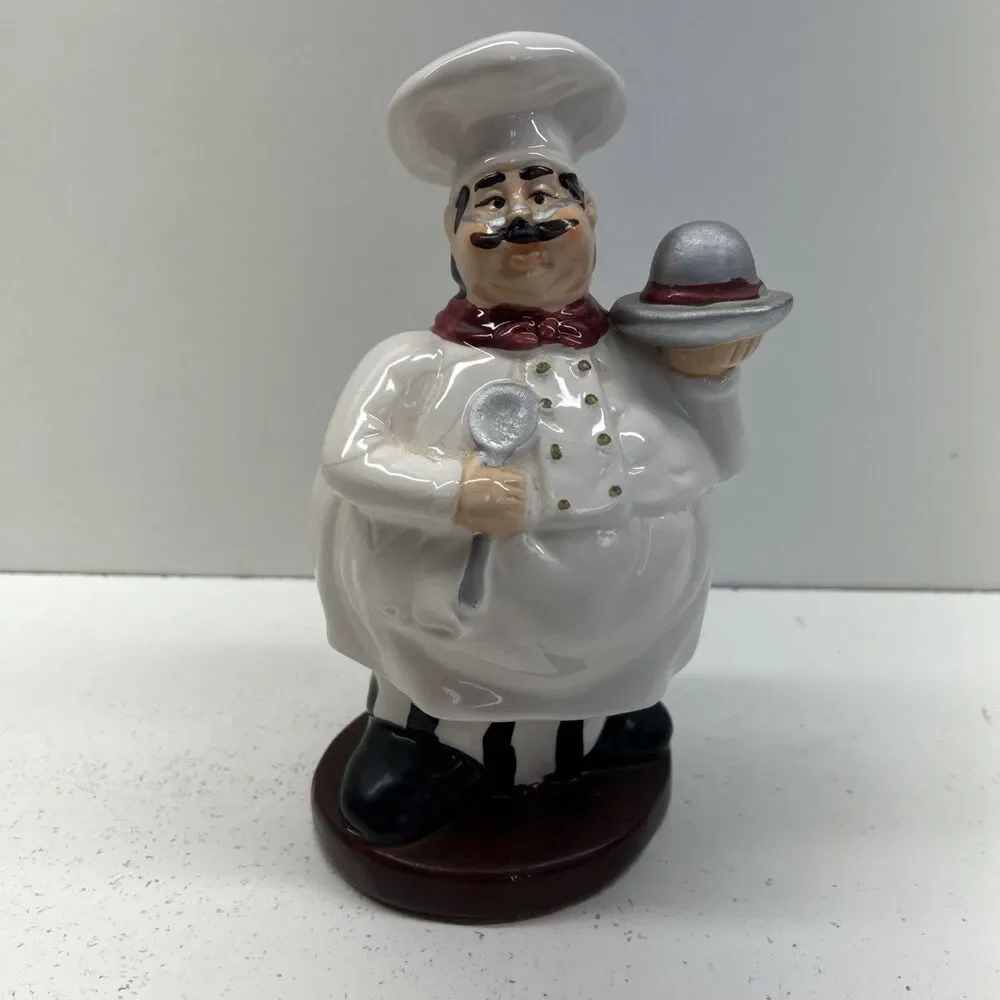 Vintage‎ The Good Happy Chef Utensil Holder 8.5” VGC